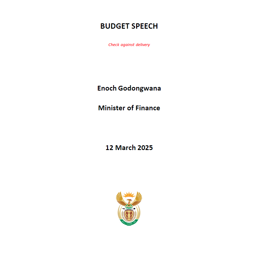 Budget Speech 2025 Logo