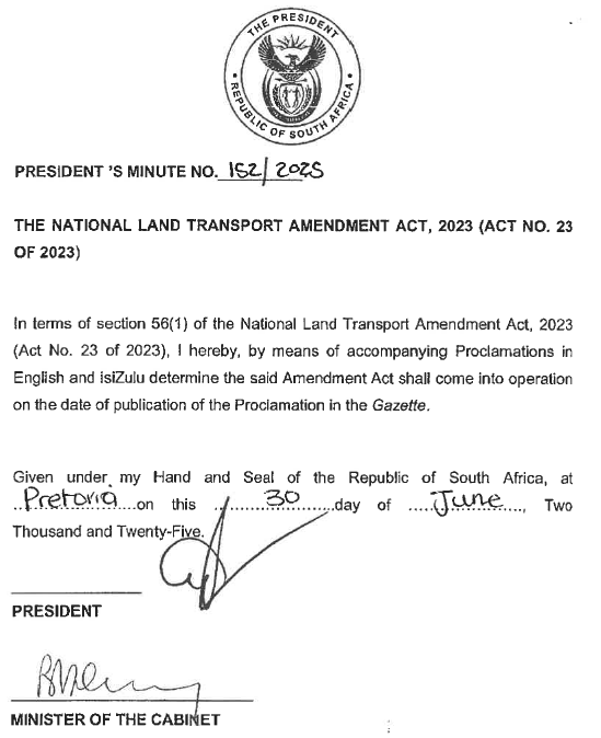 P289 President's Minute